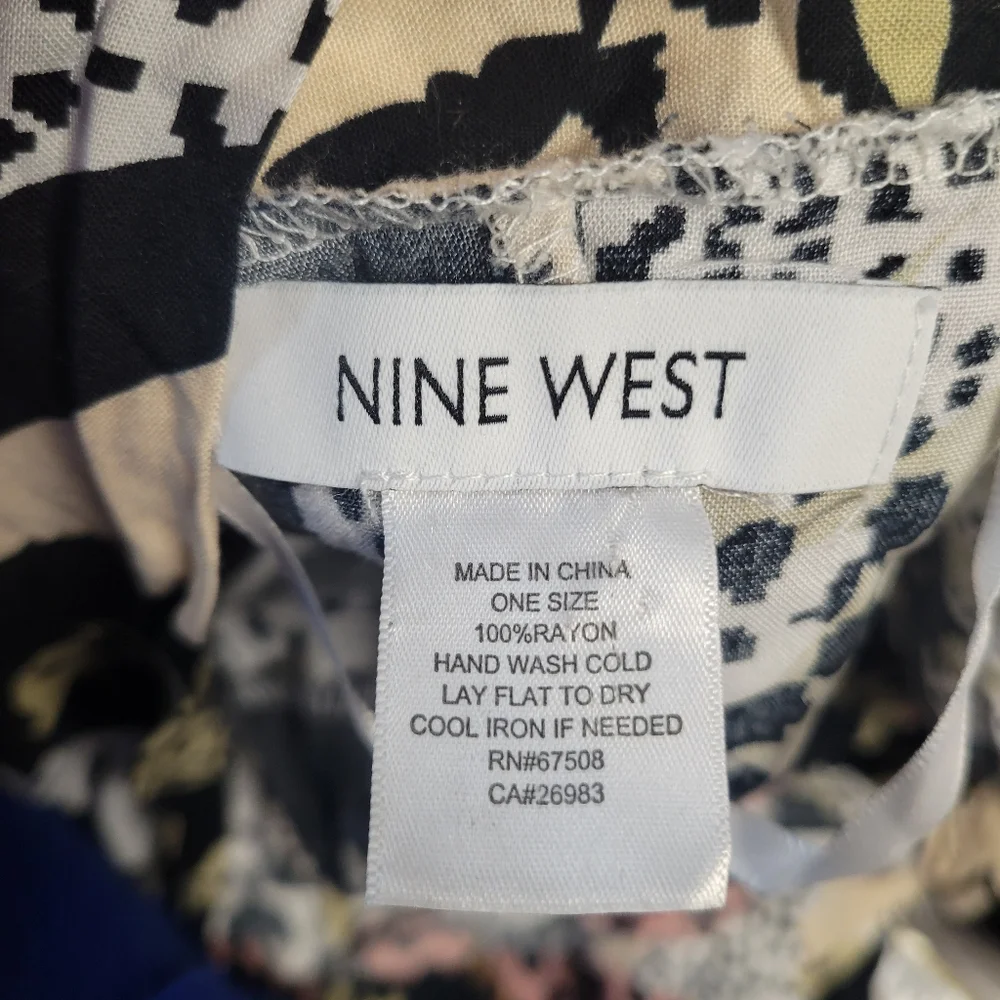 Nine West NWOT Animal Print Open Front Kimono One Size‎ Fits All